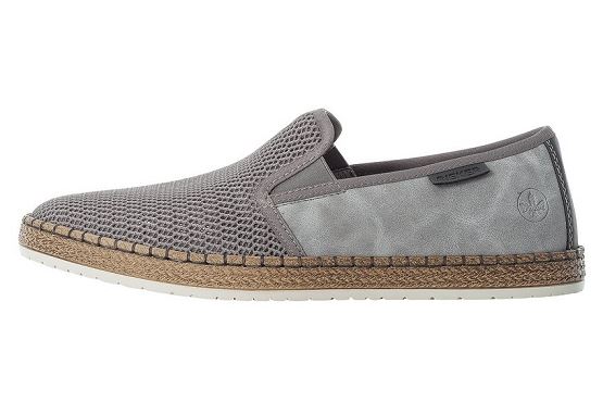 Rieker mocassins b5265.43 cuir gris5772101_4