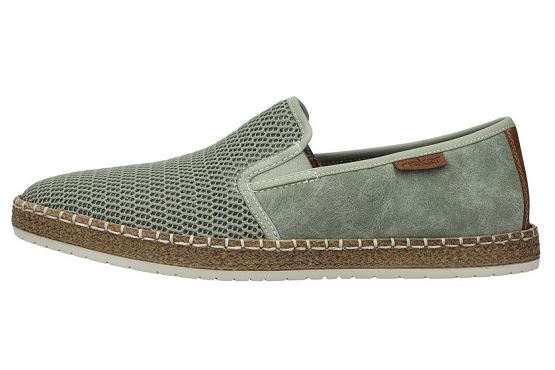 Rieker mocassins b5265.52 cuir sage5772201_3