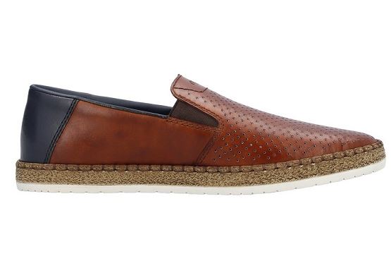 Rieker mocassins b5279.24 cuir peanut5772301_2