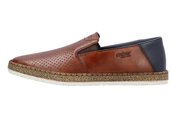 Rieker mocassins b5279.24 cuir peanut5772301_3