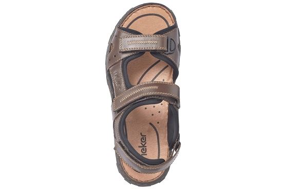 Rieker nu pieds sandales 26061.25 cuir nougat5772501_3