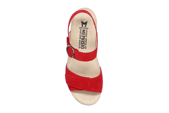 Mephisto sandales nu pieds oriana cuir rouge5777201_3