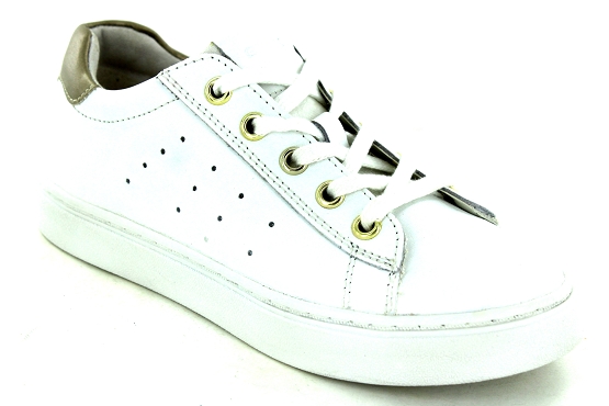 Geox baskets sneakers j4586b cuir blanc5781101_1
