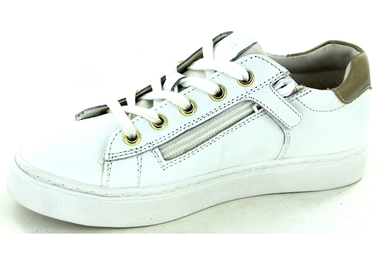 Geox baskets sneakers j4586b cuir blanc5781101_2