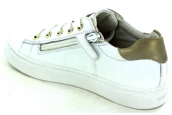 Geox baskets sneakers j4586b cuir blanc5781101_3