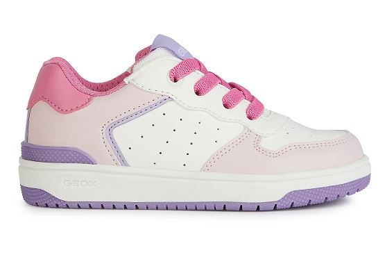 Geox baskets sneakers j36hxd cuir blanc5781301_2