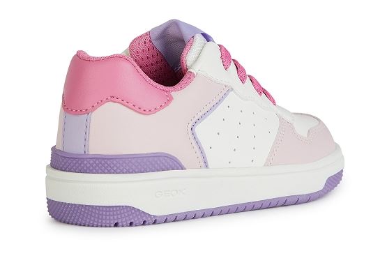 Geox baskets sneakers j36hxd cuir blanc5781301_3