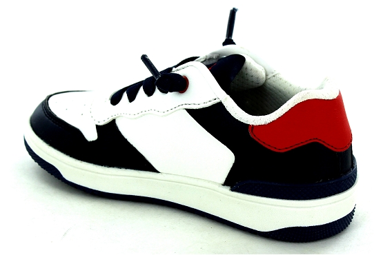 Geox baskets sneakers j45lqb cuir navy5782301_3