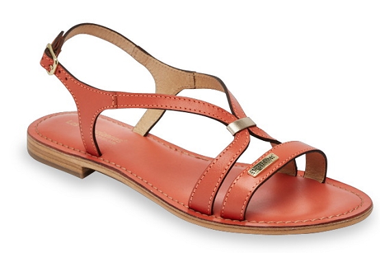 Les tropeziennes sandales nu pieds hamoon c330058 cuir corail5784701_1
