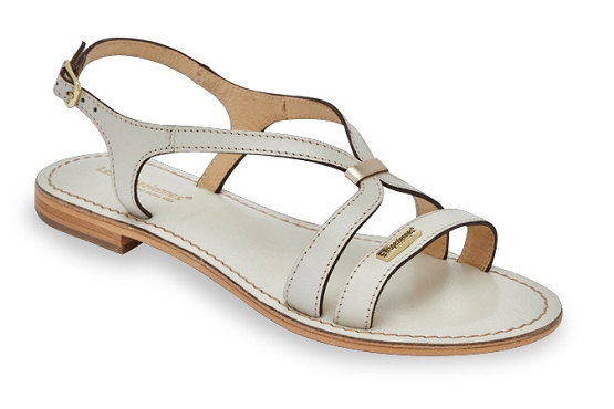 Les tropeziennes sandales nu pieds hamoon c330059 cuir blanc5784801_1