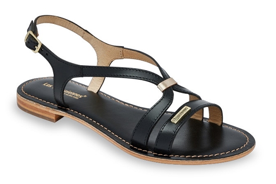 Les tropeziennes sandales nu pieds hamoon c330060 cuir noir5784901_1