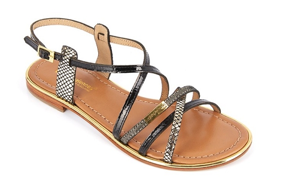 Les tropeziennes sandales nu pieds harry c023232 cuir noir5785901_1