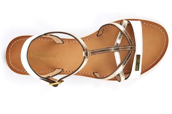 Les tropeziennes sandales nu pieds hironela  c027083 cuir blanc5786001_3