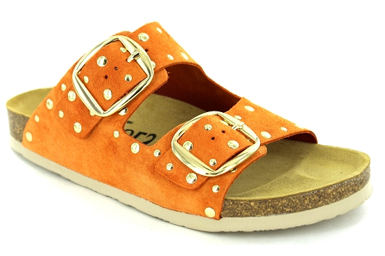 Kdaques sandales nu pieds riant orange5786901_1