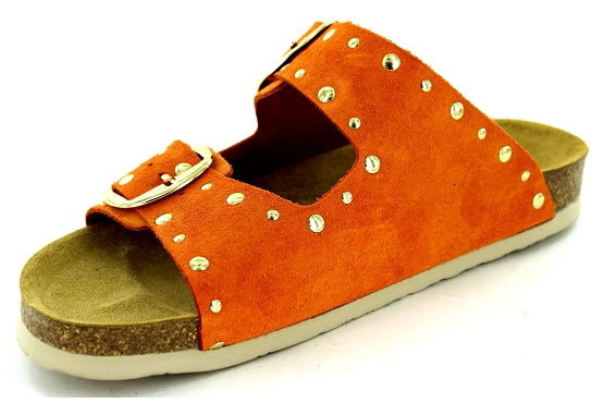 Kdaques sandales nu pieds riant orange5786901_2