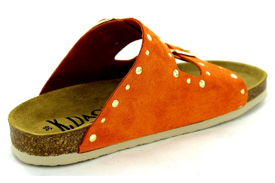 Kdaques sandales nu pieds riant orange5786901_3