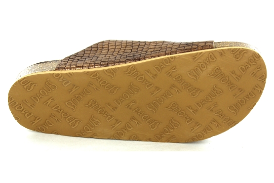 Kdaques sandales nu pieds ripoll cuir bronze5787101_4