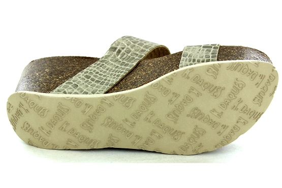 Kdaques sandales nu pieds culip cuir platine5787401_4