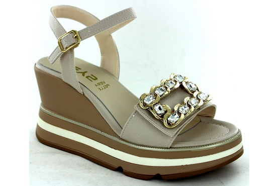 Keys sandales nu pieds k9650 cuir beige5790701_1