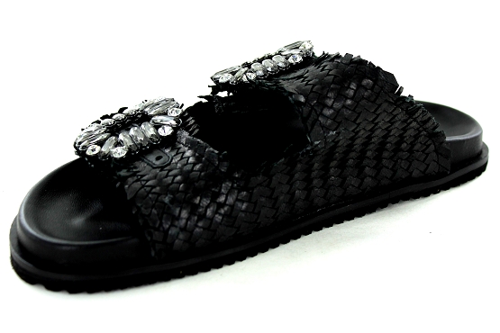 Keys sandales nu pieds k9451 cuir noir5790901_2