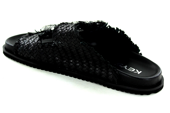 Keys sandales nu pieds k9451 cuir noir5790901_3