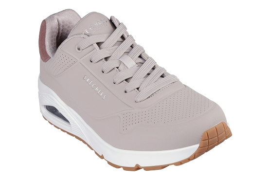 Skechers baskets sneakers 183004 nat uno cuir gris5825401_1