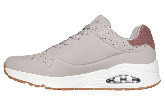 Skechers baskets sneakers 183004 nat uno cuir gris5825401_3