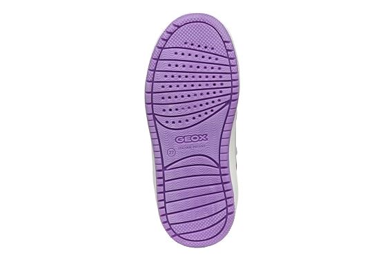 Geox baskets sneakers j36hxa cuir lilas5833801_5