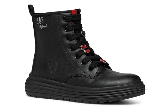 Geox bottes et bottines j46etc cuir noir5834201_1