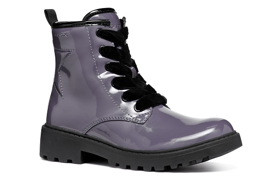 Geox bottes et bottines j9420g cuir purple5834301_1