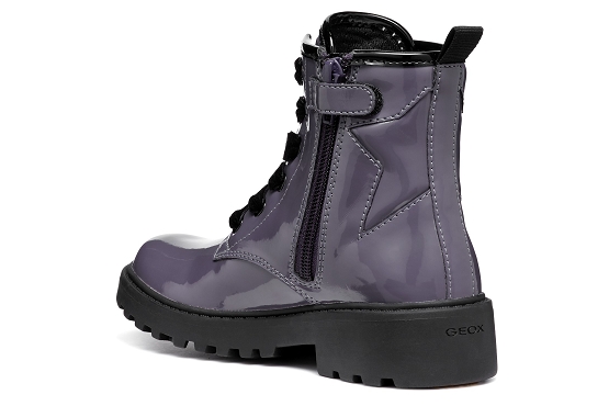 Geox bottes et bottines j9420g cuir purple5834301_3
