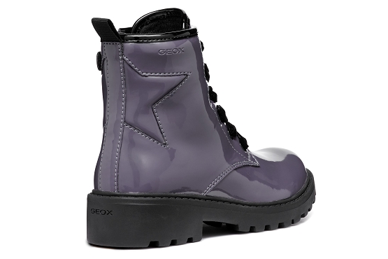 Geox bottes et bottines j9420g cuir purple5834301_4