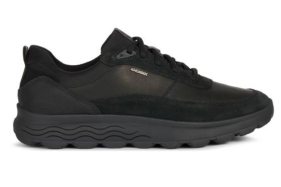 Geox baskets sneakers u16bye cuir noir5836601_2