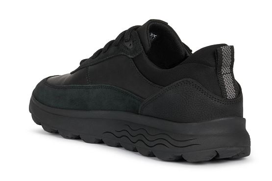 Geox baskets sneakers u16bye cuir noir5836601_3