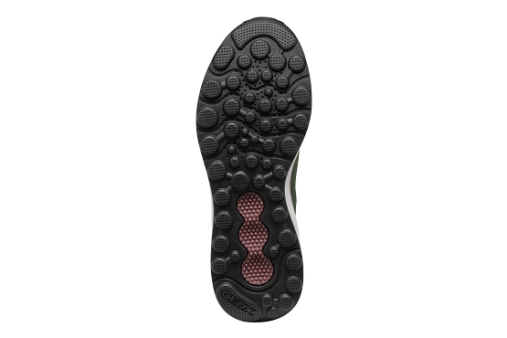 Geox baskets sneakers u46hga cond cuir wine5838701_5