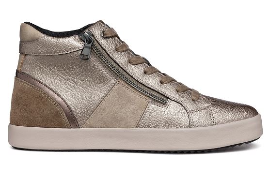 Geox baskets sneakers d366hd cond cuir taupe5839601_2