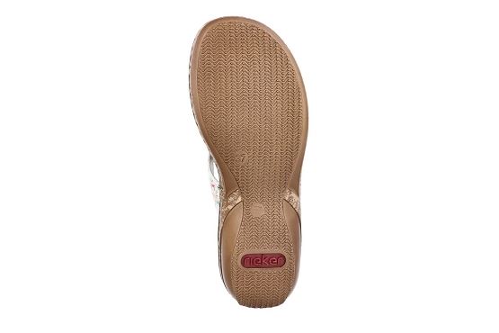 Rieker sandales nu pieds 628p9.90 cuir multicolore5892601_5