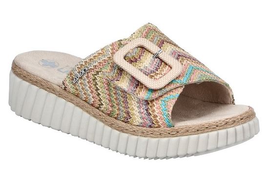 Rieker sandales nu pieds 69253.91 cuir multicolore5892701_1