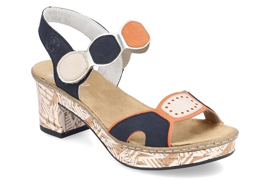 Rieker sandales nu pieds 63876.90 cuir multicolore5892801_1