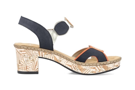 Rieker sandales nu pieds 63876.90 cuir multicolore5892801_2