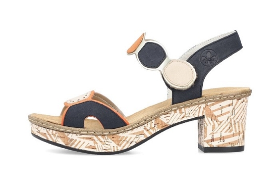 Rieker sandales nu pieds 63876.90 cuir multicolore5892801_5