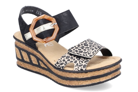 Rieker sandales nu pieds 68176.00 cuir noir5893101_1