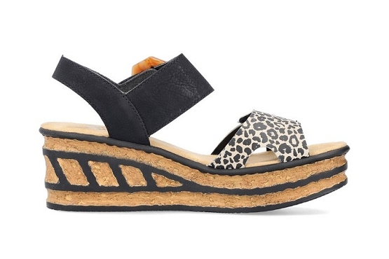 Rieker sandales nu pieds 68176.00 cuir noir5893101_2