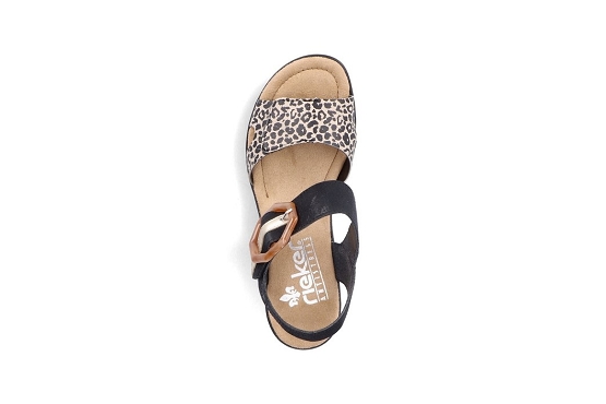 Rieker sandales nu pieds 68176.00 cuir noir5893101_4