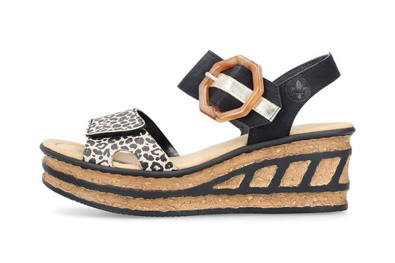 Rieker sandales nu pieds 68176.00 cuir noir5893101_5