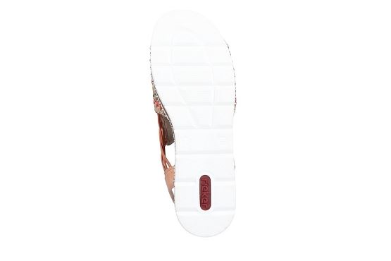 Rieker sandales nu pieds v1241.90 cuir multicolore5894401_5