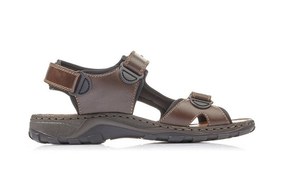 Rieker nu pieds sandales 26061.25 cuir marron5895401_2