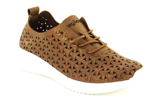 Eoligeros baskets sneakers liberte cuir bronce5896701_1