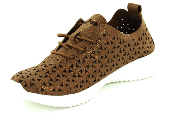 Eoligeros baskets sneakers liberte cuir bronce5896701_2
