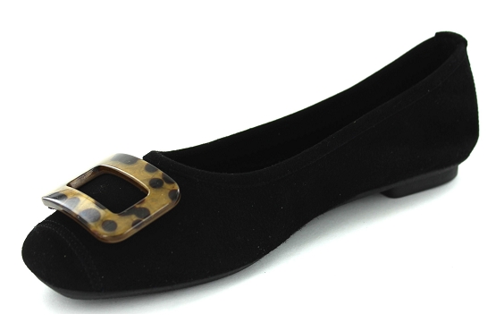 Reqins ballerines halmane cuir noir5906901_2